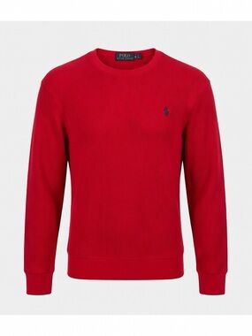 Ralph Lauren Men's Red Crewneck Thermal Shirt Athletic Hiking SZ XL